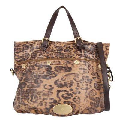 Animal Print 2 Way Mitzy, &pound;195, Handbags, Beige/Brown, Leather, Front view
